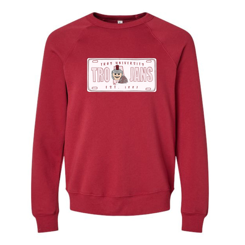 The Troy License Plate | Cardinal Sweatshirt