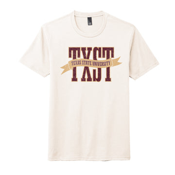 The TXST Banner | Natural Tee