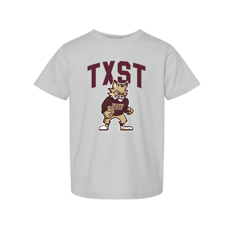 The TXST Basketball | Toddler Silver Tee