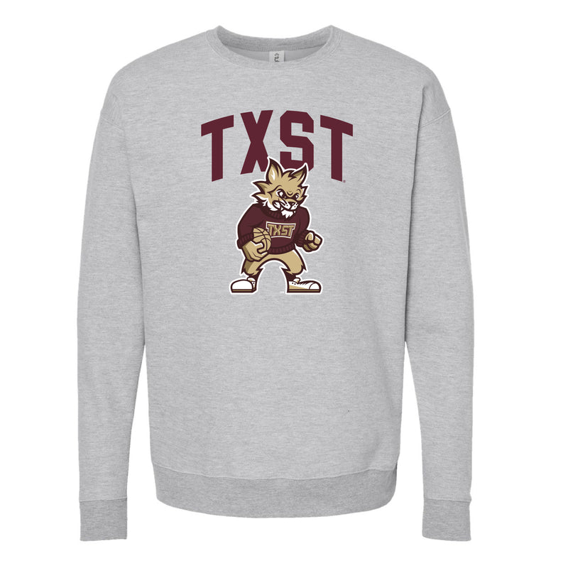 The TXST Basketball | Heather Grey Sweatshirt