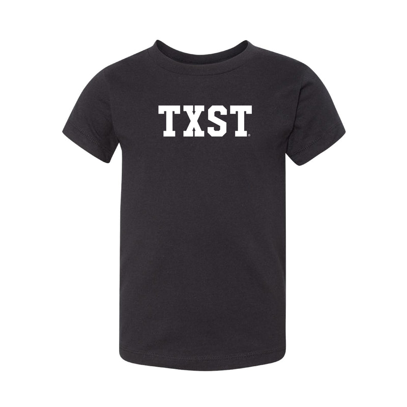 The TXST | Toddler Black Tee