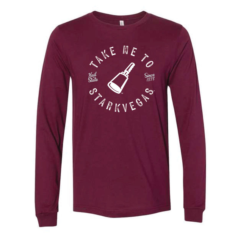 The Take Me to Stark Vegas | Maroon Long Sleeve