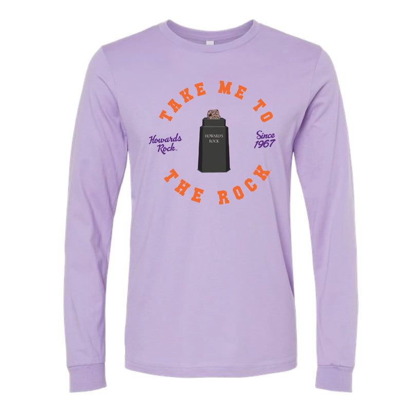 The Take Me to the Rock | Dark Lavender Long Sleeve Tee