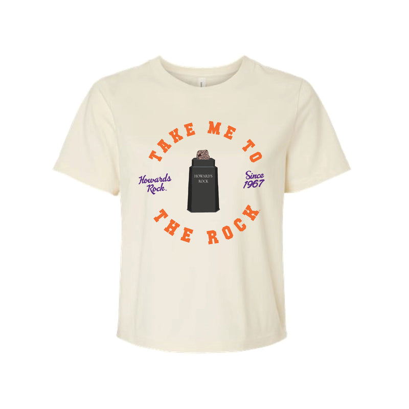 The Take Me to the Rock | Natural Crop Tee