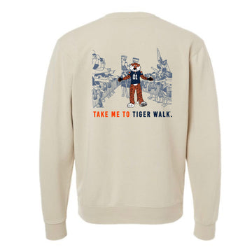 The Take Me to Tiger Walk | Pigment Ivory Crewneck Sweatshirt