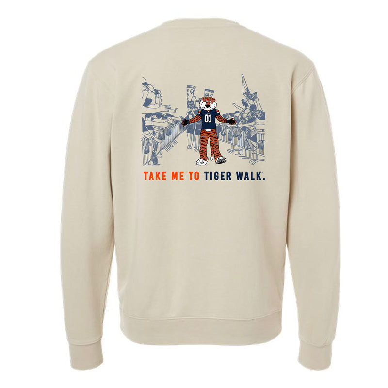 The Take Me to Tiger Walk | Pigment Ivory Crewneck Sweatshirt