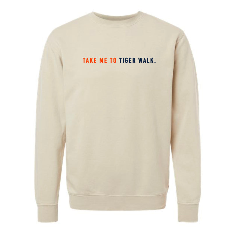 The Take Me to Tiger Walk | Pigment Ivory Crewneck Sweatshirt