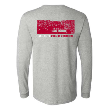 The Take Me to Walk of Champions | Athletic Heather Long Sleeve Tee