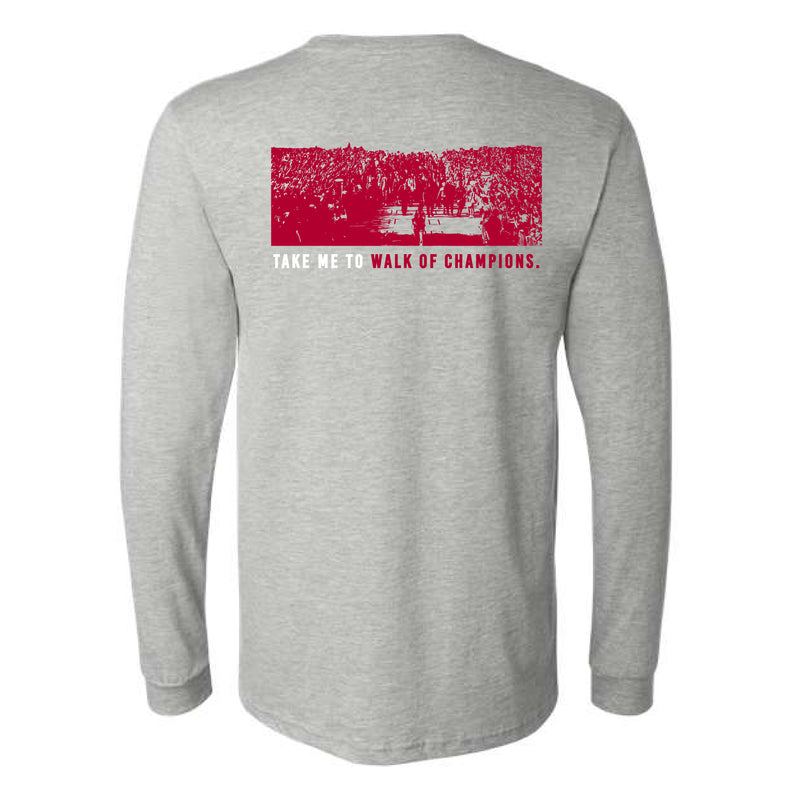 The Take Me to Walk of Champions | Athletic Heather Long Sleeve Tee