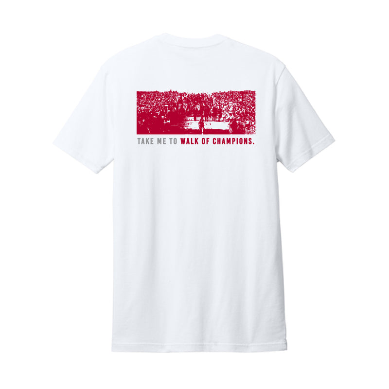 The Take Me to Walk of Champions | White Tee