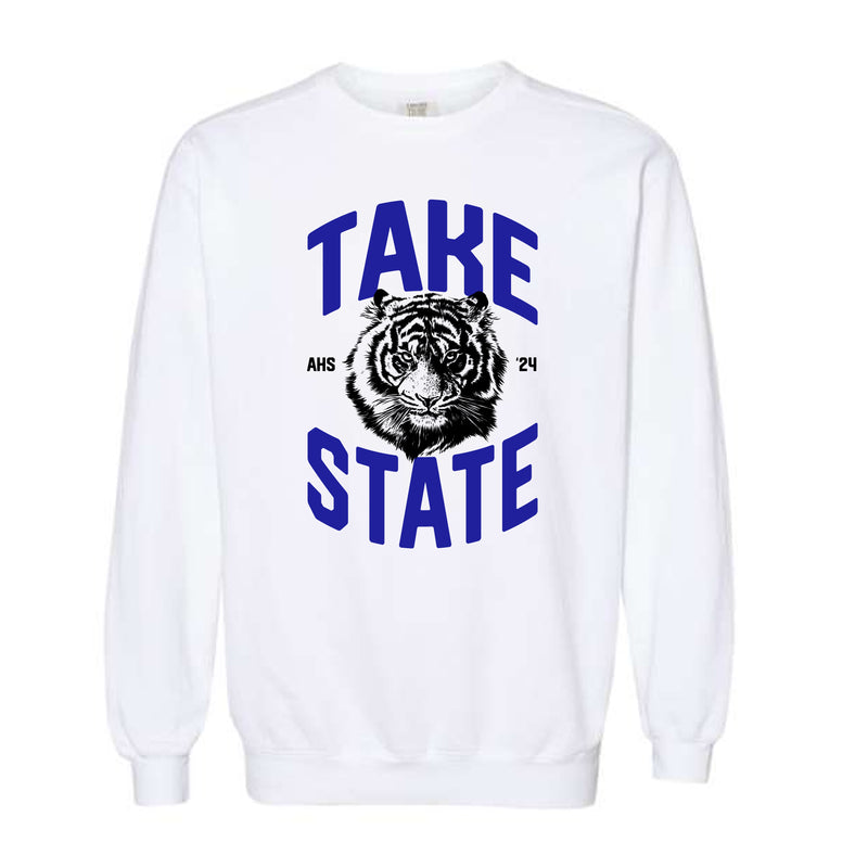 The Take State Tigers | White Sweatshirt