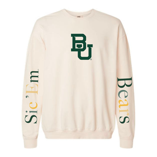 The Baylor Team Multi | Ivory Crewneck Sweatshirt