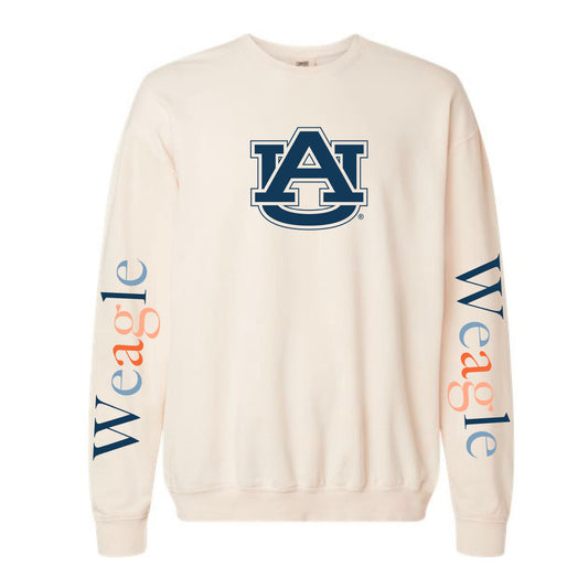The Auburn Team Multi | Ivory Crewneck Sweatshirt