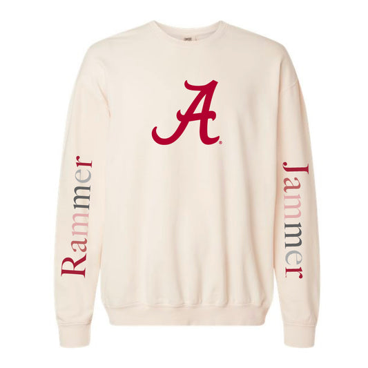 The Alabama Team Multi | Ivory Crewneck Sweatshirt