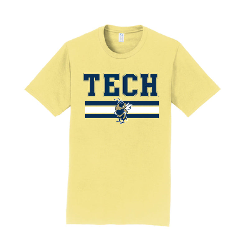 The Tech Stripes | Trophy Gold Tee