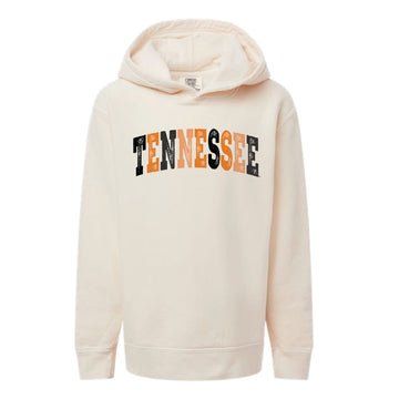 The Tennessee Arch Multi | Youth Ivory Hoodie