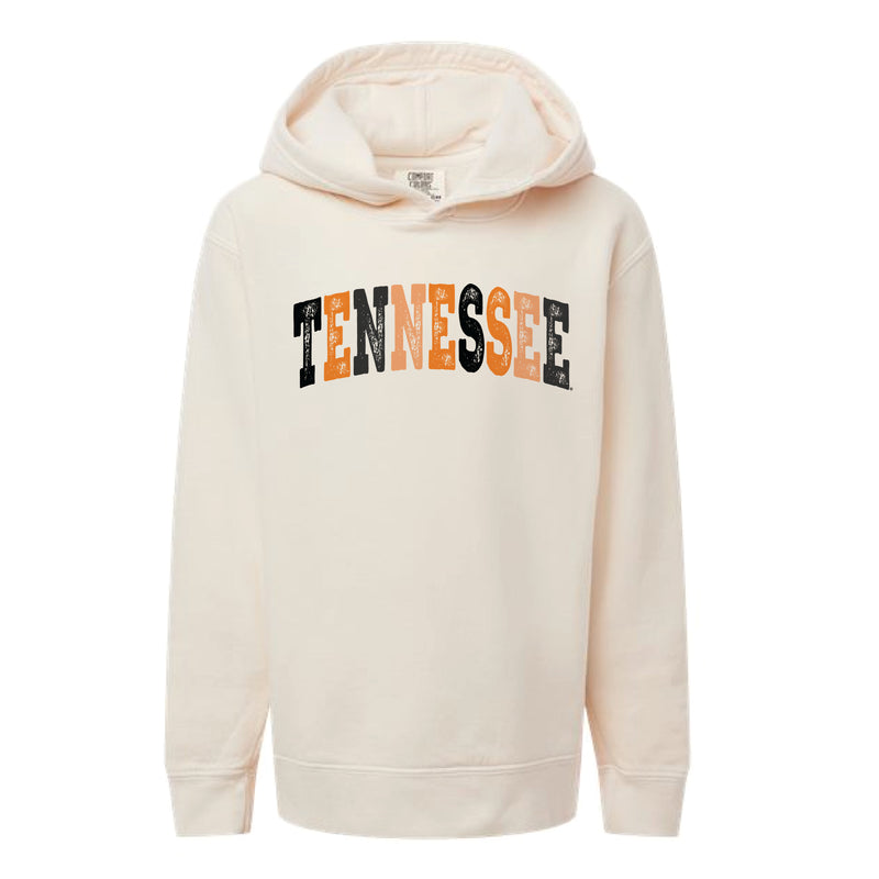 The Tennessee Arch Multi | Youth Ivory Hoodie