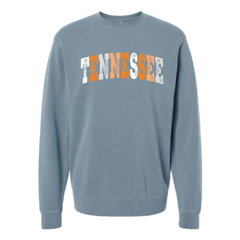 The Tennessee Arch Multi | Pigment Slate Blue Sweatshirt