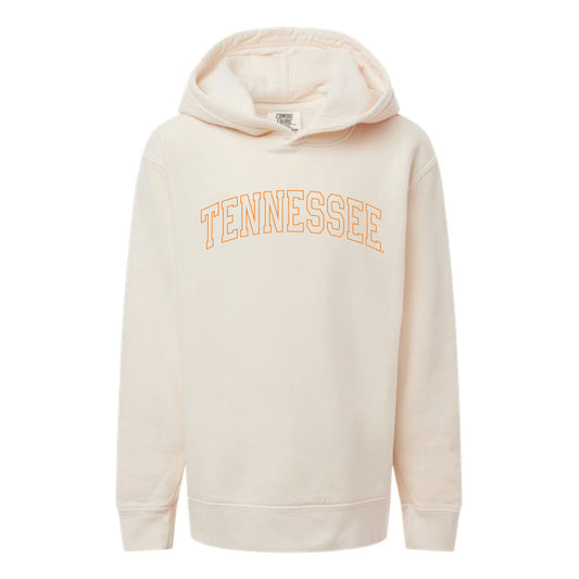 The Tennessee Arch Outline | Youth Ivory Hoodie
