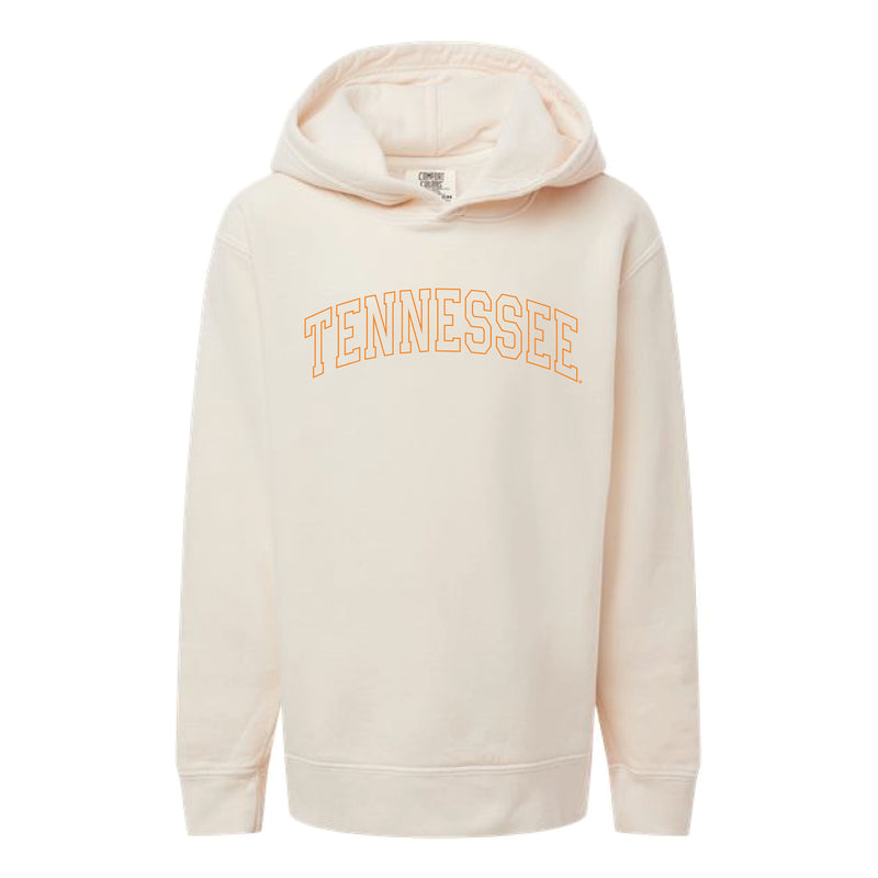 The Tennessee Arch Outline | Youth Ivory Hoodie