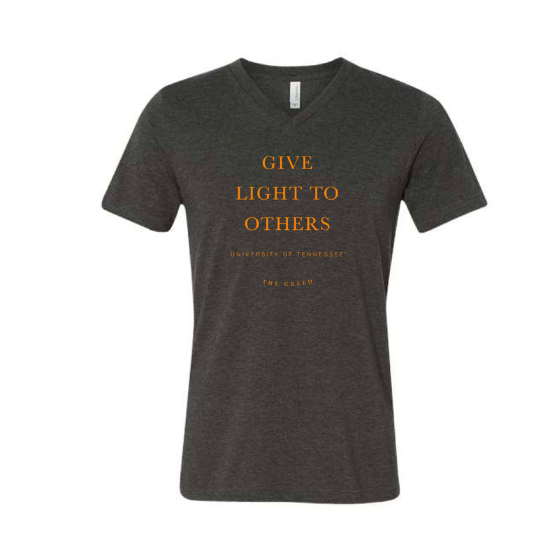 The Tennessee Creed | Dark Grey Heather V-Neck Tee