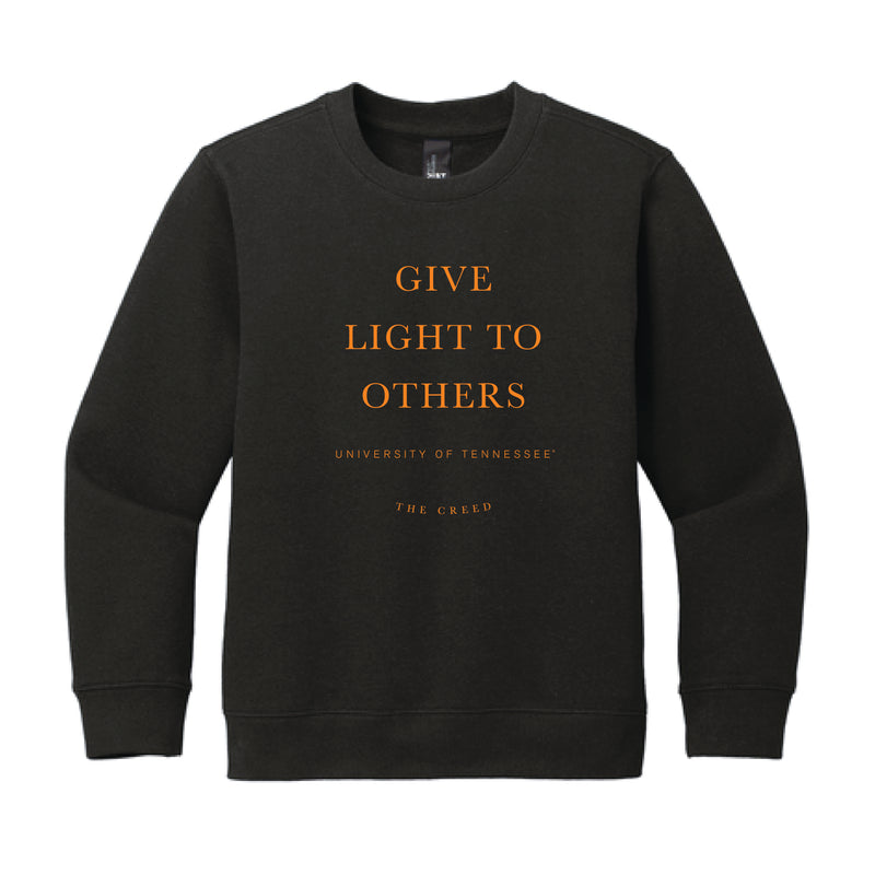 The Tennessee Creed | Youth Black Crew Sweatshirt