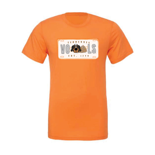 The Tennessee License Plate | Orange Tee