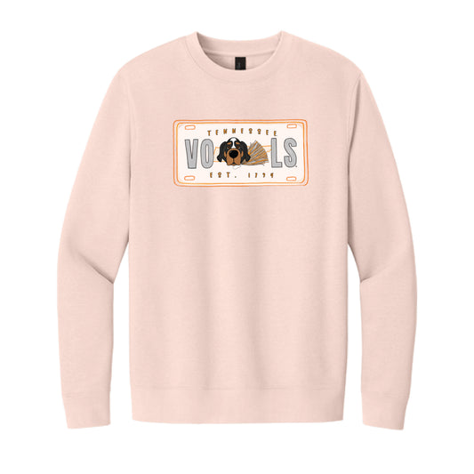 The Tennessee License Plate | Rosewater Sweatshirt