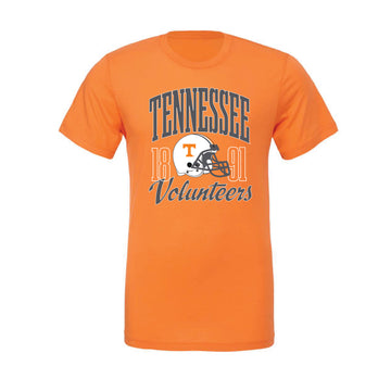 The Tennessee Volunteers Football Helmet | Adult Burnt Orange Tee