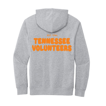 The Tennessee Volunteers Puff | Youth Light Heather Grey Fleece Hoodie
