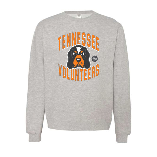The Tennessee Volunteers Smokey | Adult Grey Heather Sweatshirt