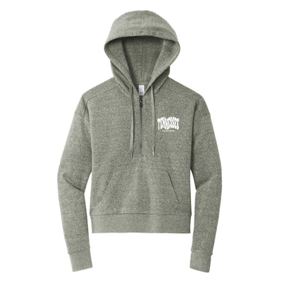 The Tennessee Volunteers Wavy | Grey Frost Zip Up Hooded Sweatshirt