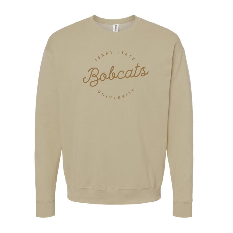 The Texas State Bobcats Script | Sand Sweatshirt