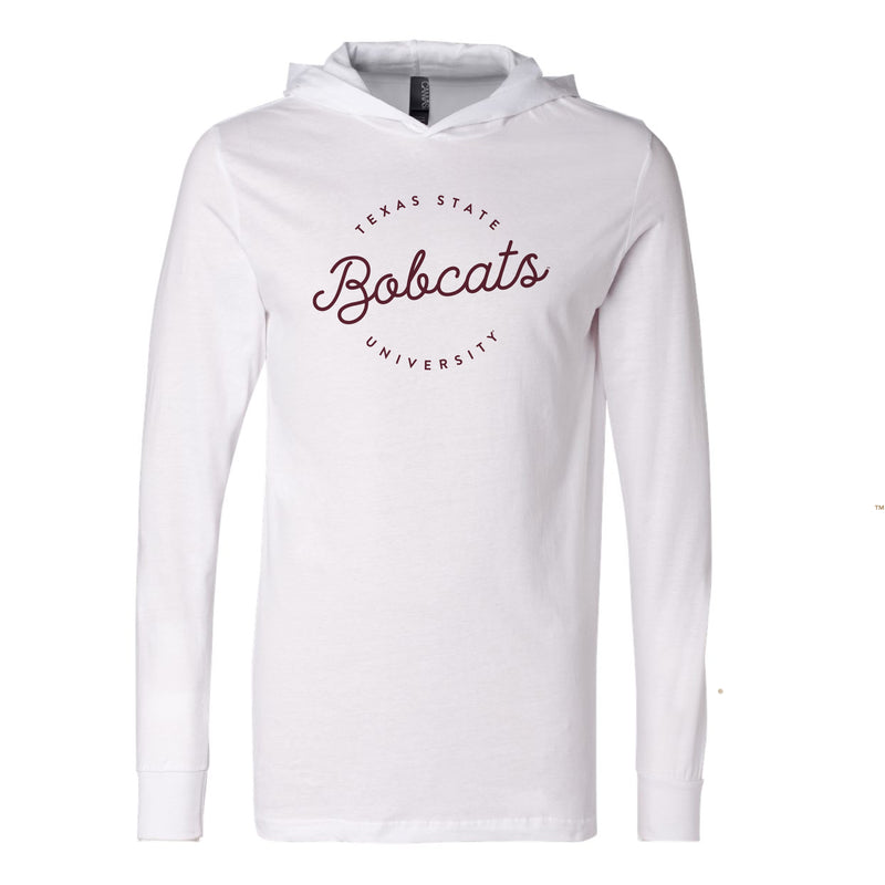 The Texas State Bobcats Script | White Hoodie