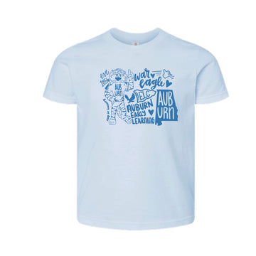 The All Things Auburn ELC | Youth Baby Blue Tee