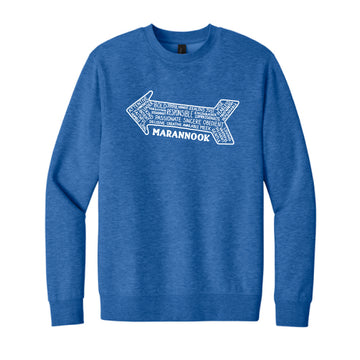 The Arrow | Royal Frost Crewneck Sweatshirt