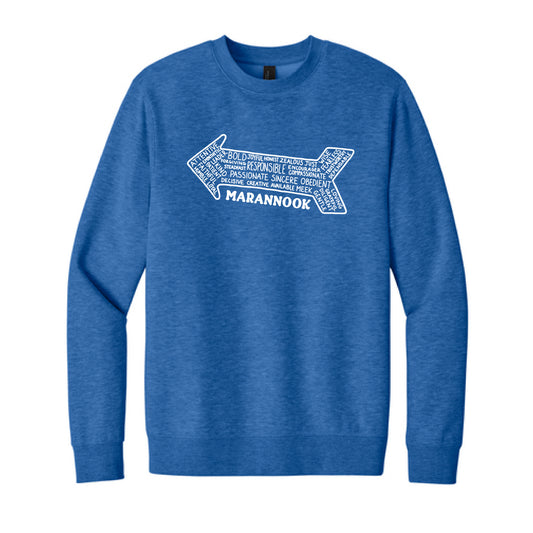 The Arrow | Royal Frost Crewneck Sweatshirt