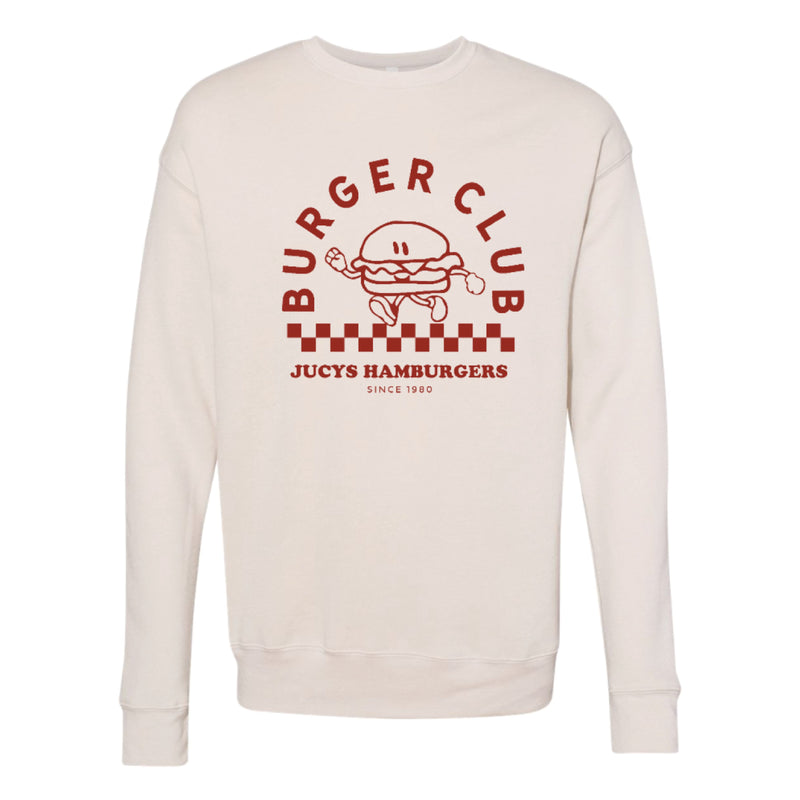 The Burger Club | Heather Dust Crewneck