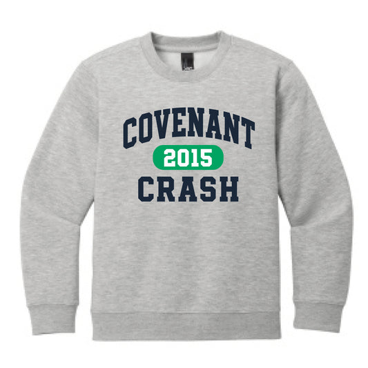 The Classic Covenant Crash | Youth Light Heather Grey Fleece Crew