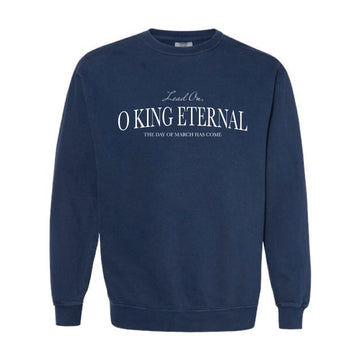 The Day of March Arch | Adult Navy Crewneck Sweatshirt