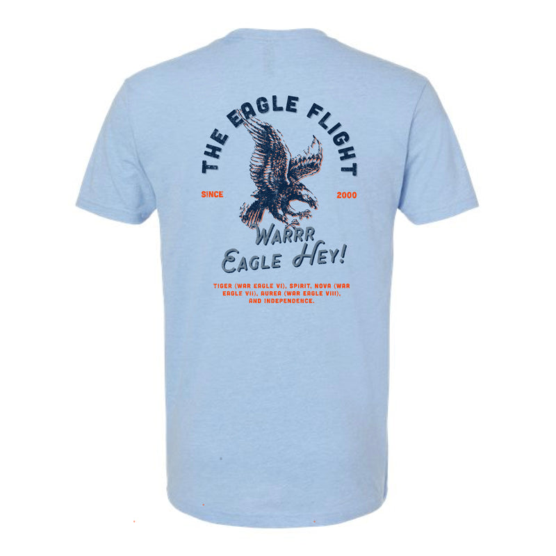 The Eagle Flight Tradition | Heather Columbia Blue Tee