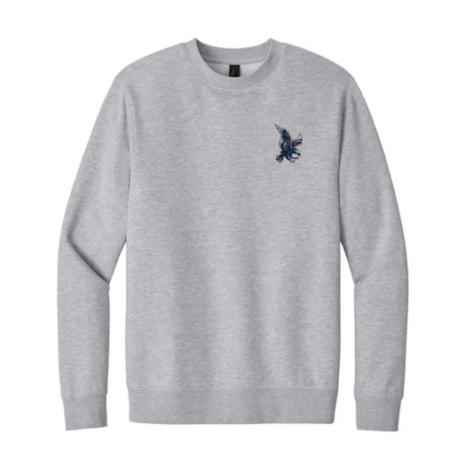 The Eagle Flight Tradition | Light Heather Grey Crewneck Sweatshirt