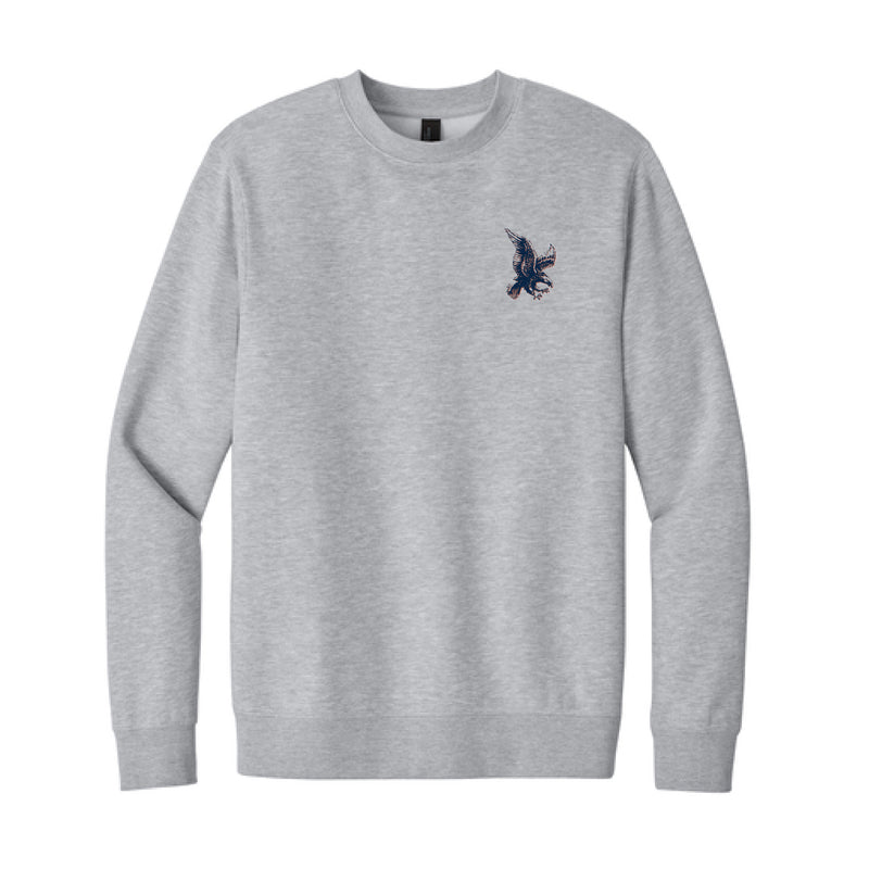 The Eagle Flight Tradition | Light Heather Grey Crewneck Sweatshirt