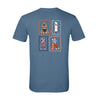 The Early Learning Framed Aubies | Adult Indigo Blue Tee
