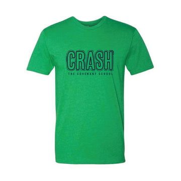 The Hand Drawn Crash | Adult Kelly Green Tee