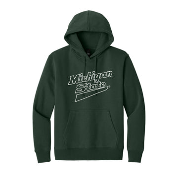 The Michigan State Script Logo | Forest Green Hoodie