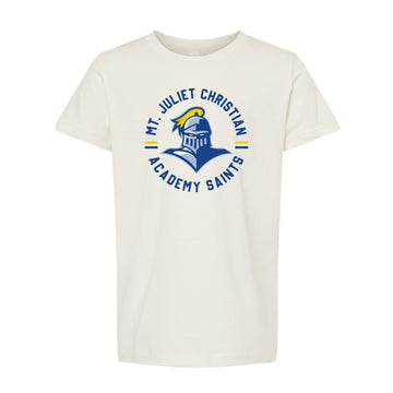 The Mt. Juliet Christian Academy Circle | Vintage White Youth Tee