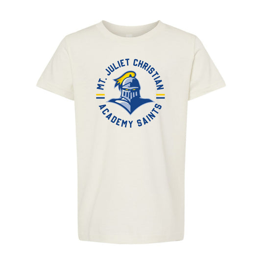 The Mt. Juliet Christian Academy Circle | Vintage White Youth Tee