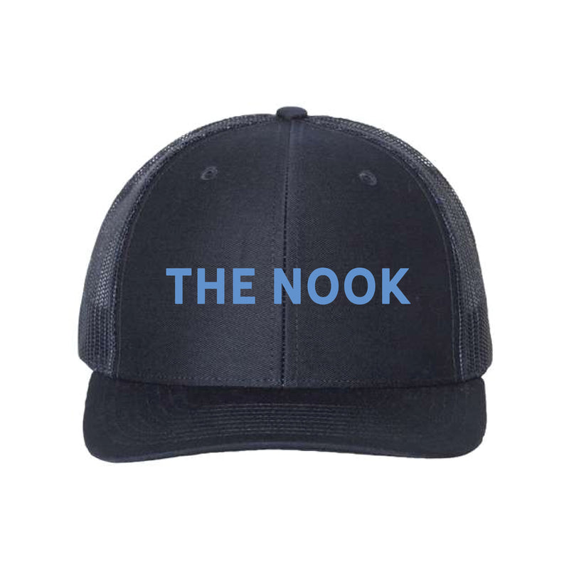 The Nook Multi | Embroidered Navy YP 3D Puff Trucker Cap