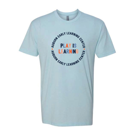 The Play is Learning | Adult Ice Blue Tee